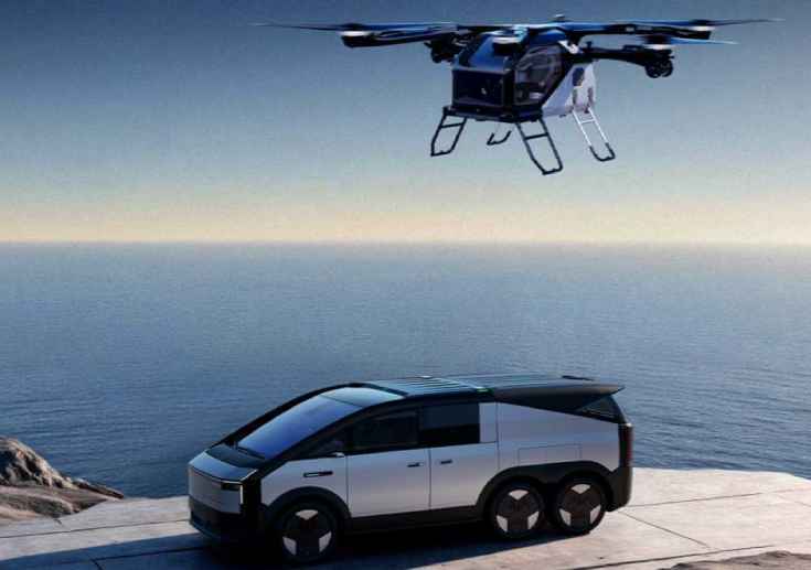 XPeng AeroHT Land Aircraft Carrier: Modular Flying Mobility System